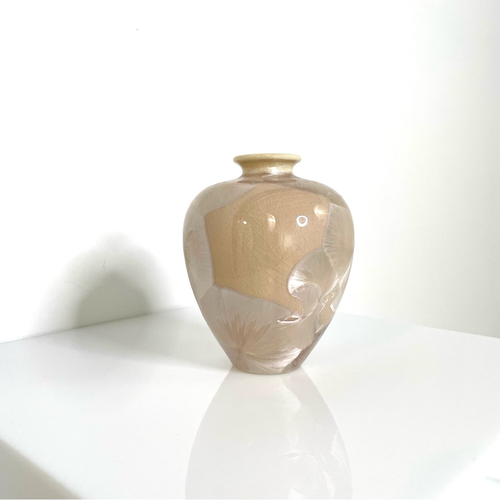 Artisan | Crystaline Ceramic Vase Louise Reding Studio Art |Collectable Signed - Picture 3 of 7